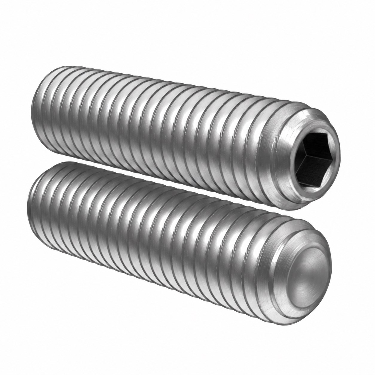 Cup point set screws