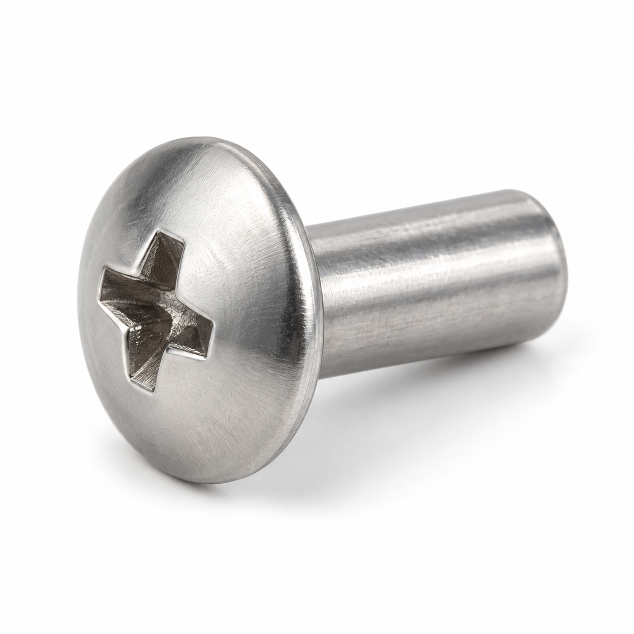 Cross-recessed truss head solid rivets · DK9.1